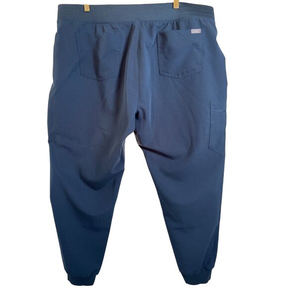 Figs Technical Collection Jogger Pants Size 2XL Trousers Scrubs Blue Medical EUC - Picture 7 of 11
